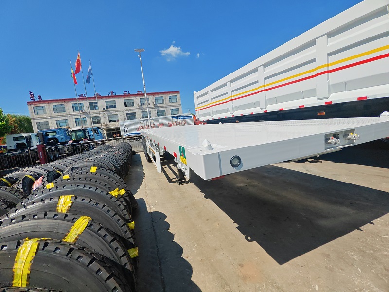 Flatbed Container Semi-trailer