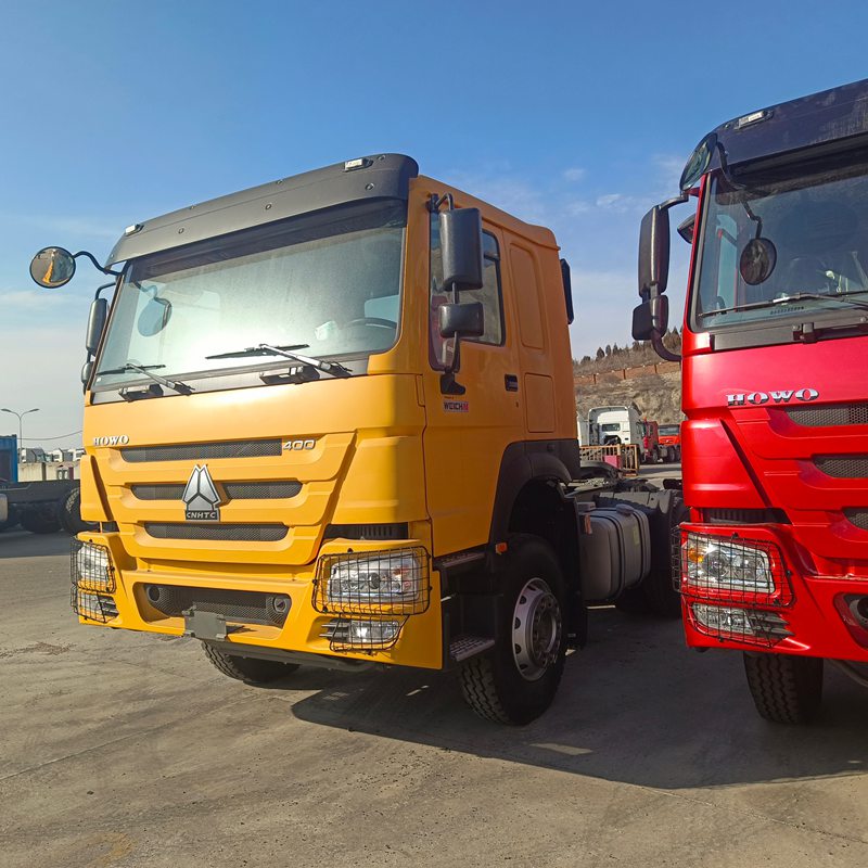HOWO 400HP 6×4 tractor truck with side