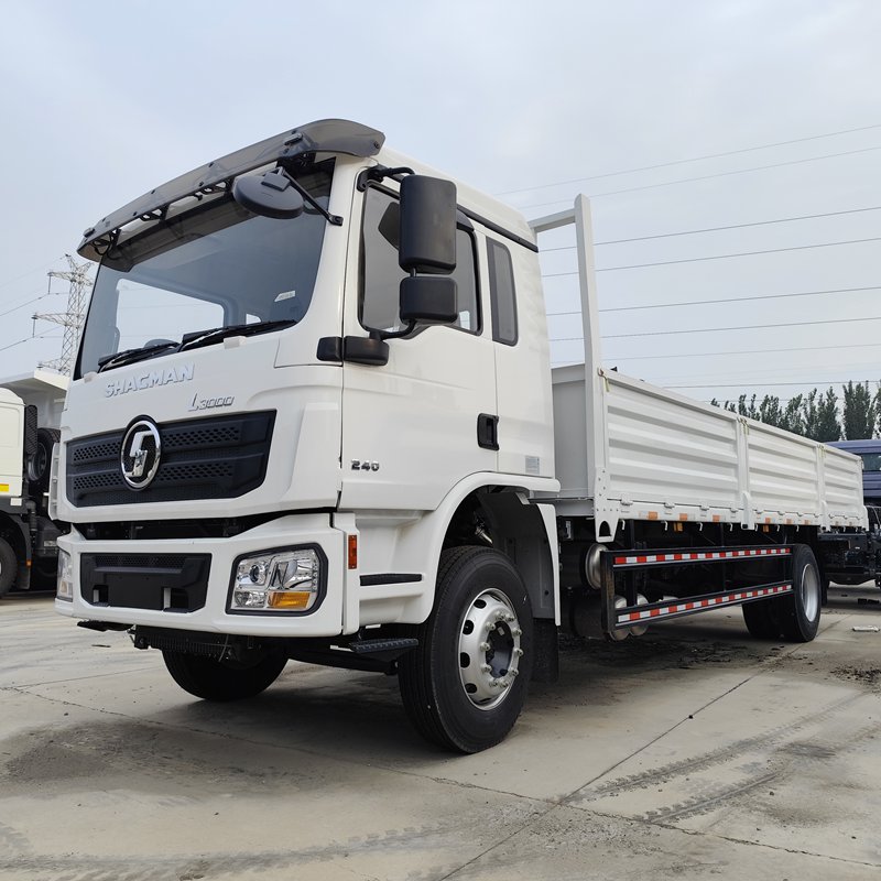 SHACMAN L3000 4&times;2 Flatbed Cargo Truck with side