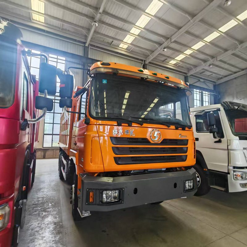 SHACMAN F3000 tipper truck with side
