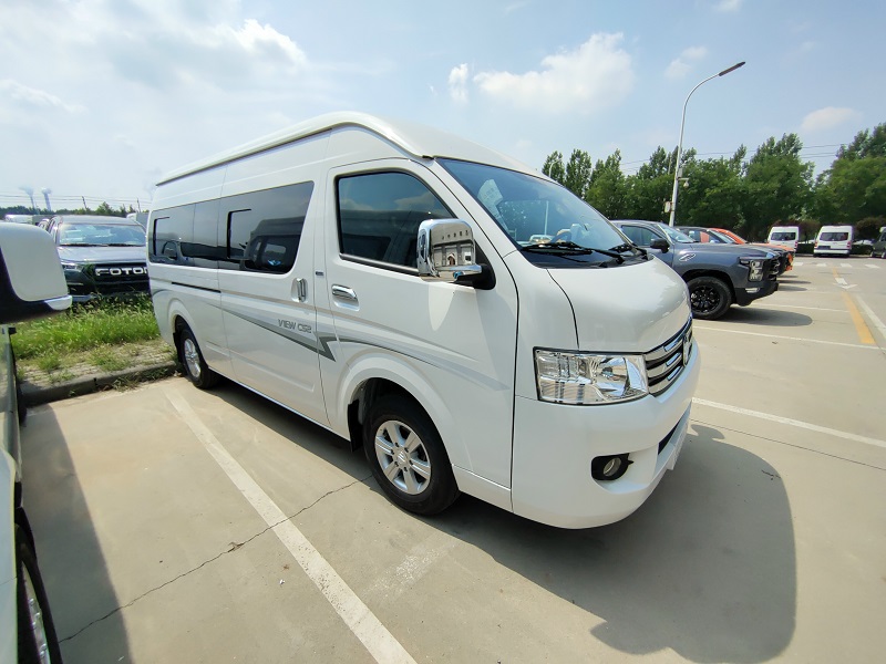 FOTON VIEW CS2 15 Seater Left Hand Drive Diesel Mini Bus Front View for Ghana Trotro Transport