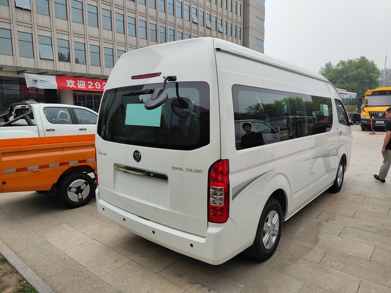 Interior Seating Layout of FOTON VIEW CS2 15 Seat Mini Bus for Ghana Passenger Shuttle