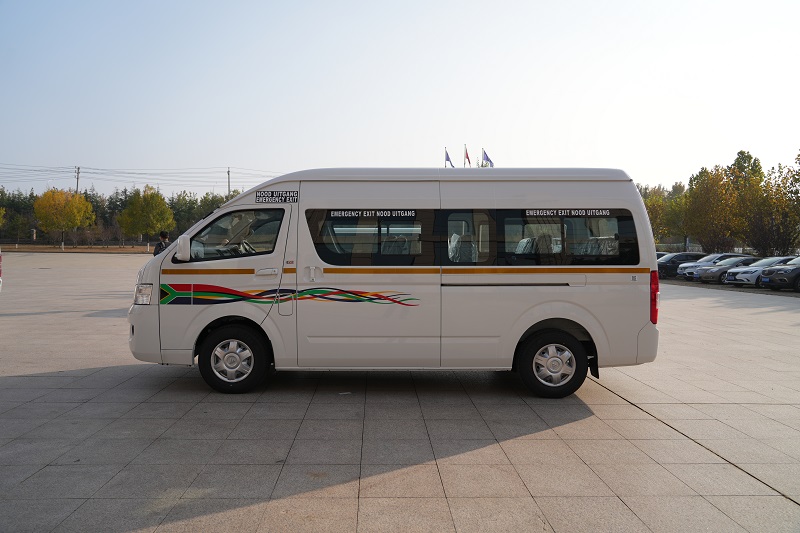 Foton View CS2 16 Seat Diesel Shuttle Bus Side Profile Export to Kenya