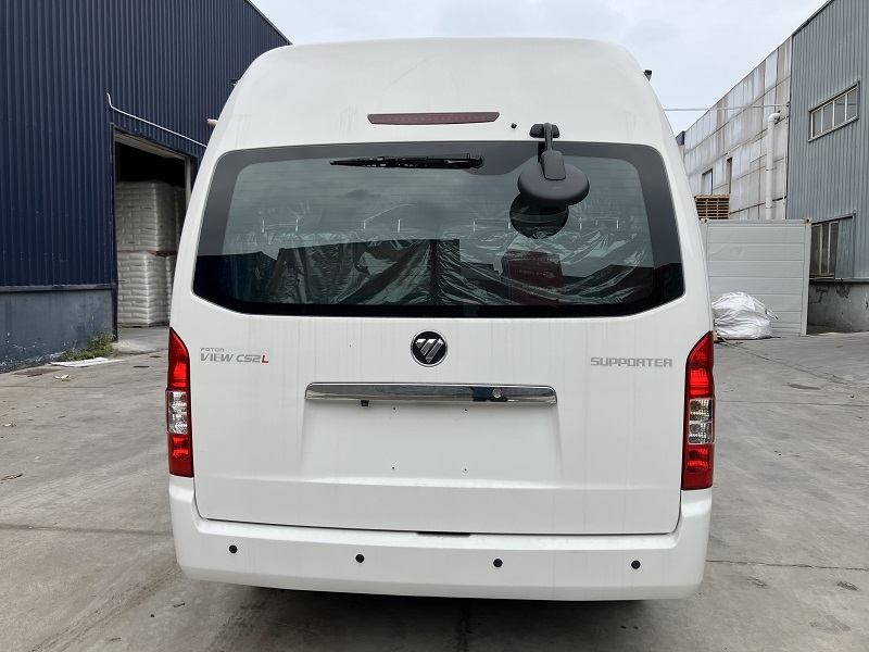 Rear side photo of Foton View CS2 19‑seater RHD minibus for East Africa Kenya