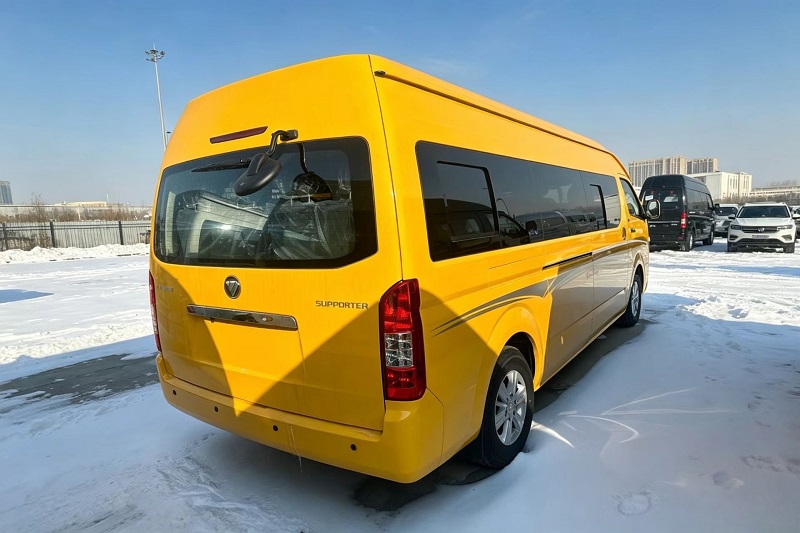 Rear 45 Degree Side FOTON VIEW CS2 13~19 Passenger Minicoach Export to Togo West Africa