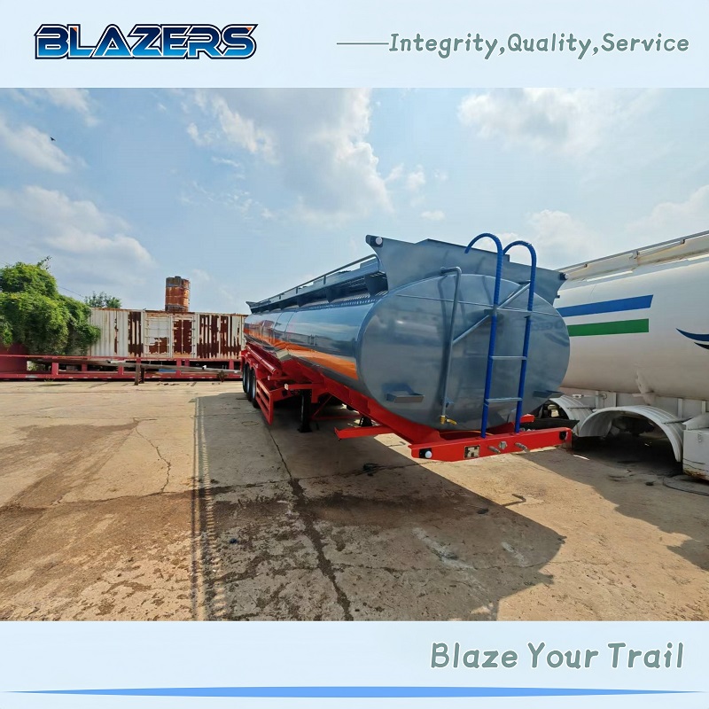 High Quality 60CBM BLAZERS 3Axle Oil Tanker Semi Trailer For South Africa