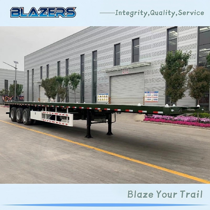Factory Low Price 3 Axle 50 Tons Container Trailer For Container Transportation In Liberia