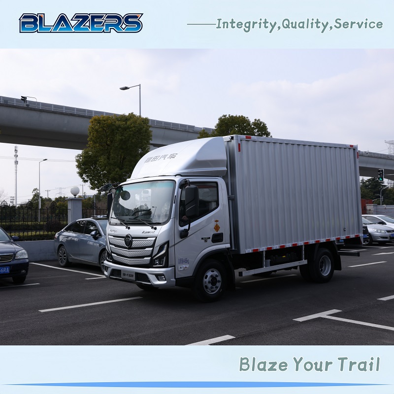 Low-Consumption FOTON AUMARK S 4x2 Van Truck For Tanzania