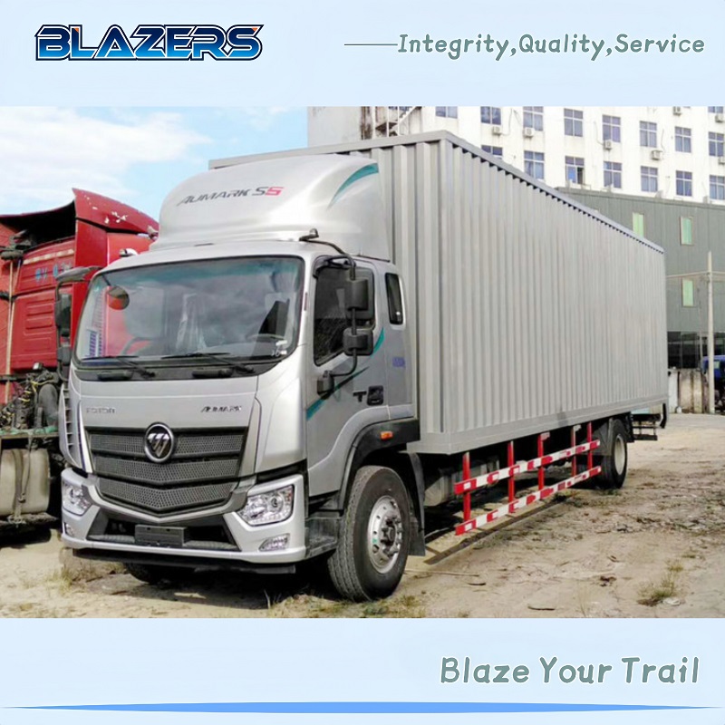 Flexible  Foton Aumark Van Truck With Hydraulic Tailgate For Algeria