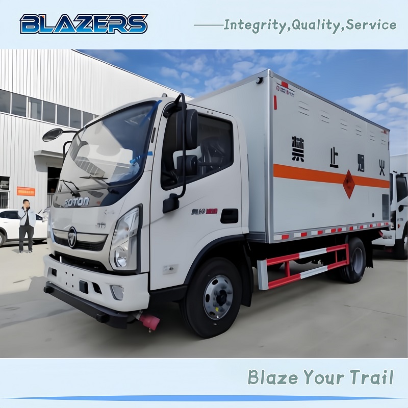 New Price 4x2 FOTON AUMARK E Euro3 Explosion-proof Van Truck For Ghana