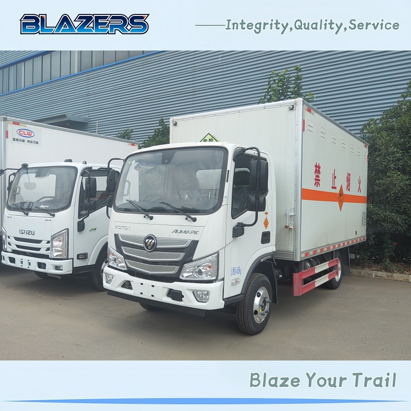 Good Performance 4x2 FOTON AUMARK S Explosion-proof Van Truck For Ethiopia