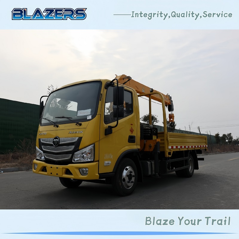 Affordable FOTON Aumark Crane Truck For Nigeria 