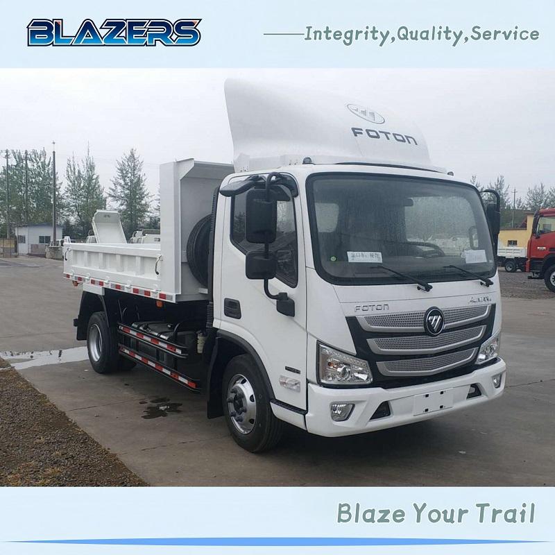 Professional 10T FOTON Aumark 4x2 Light Duty Dump Truck For Ghana 