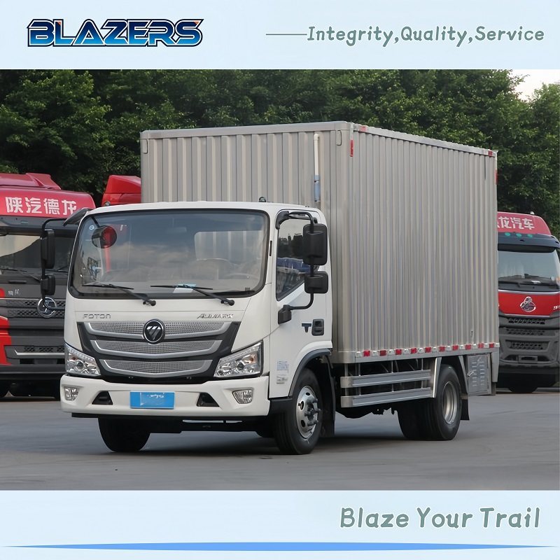 Reliable Safe FOTON AUMARK S Explosion-proof Van Truck For Ghana Transport