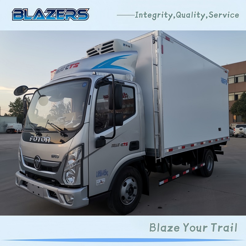Good Quality 4x2 FOTON AUMARK E Refrigerated Van Truck For Nigeria