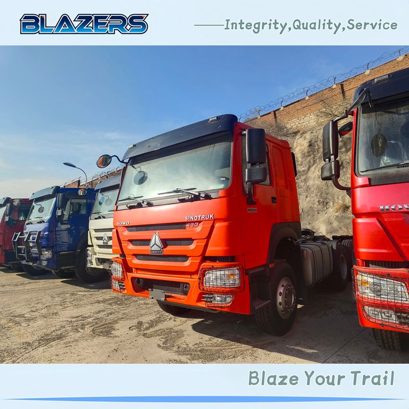 Affordable 430HP HOWO 6X4 Truck Head For Angola