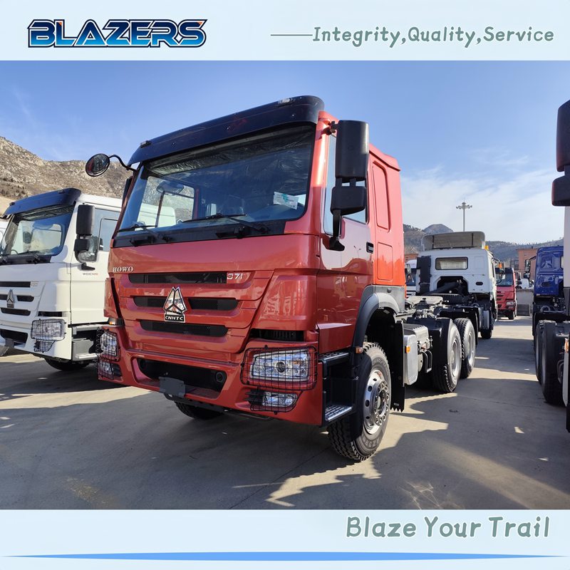 Long-lasting 371HP SINOTRUK HOWO 6X4 Truck Head For Libya
