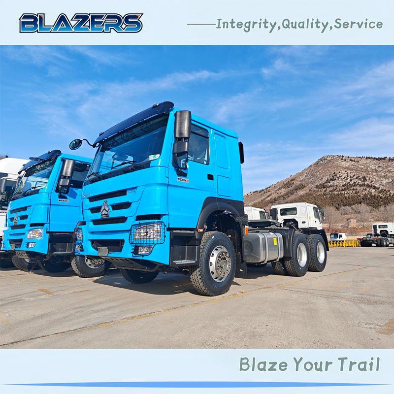 Wear-Resistant 400HP HOWO 6X4 Tractor Head Euro II For Ethiopia