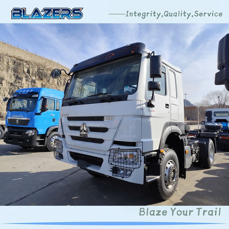 Reliable 380HP SINOTRUK HOWO 4x2 Truck Head For Ghana