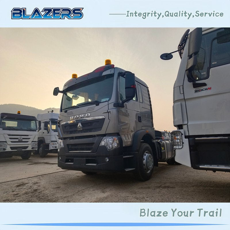 Powerful 400HP Engine  HOWO TX 6X4 Tractor Head For Burkina Faso