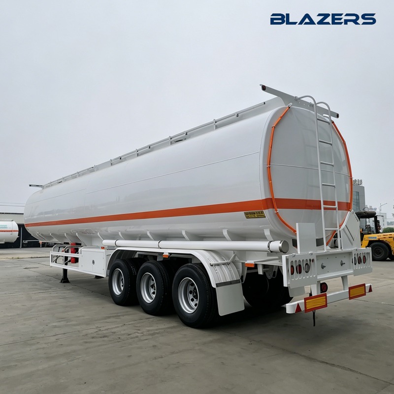 High Quality 60CBM BLAZERS 3-Axle Oil Tanker Trailer for Nigeria