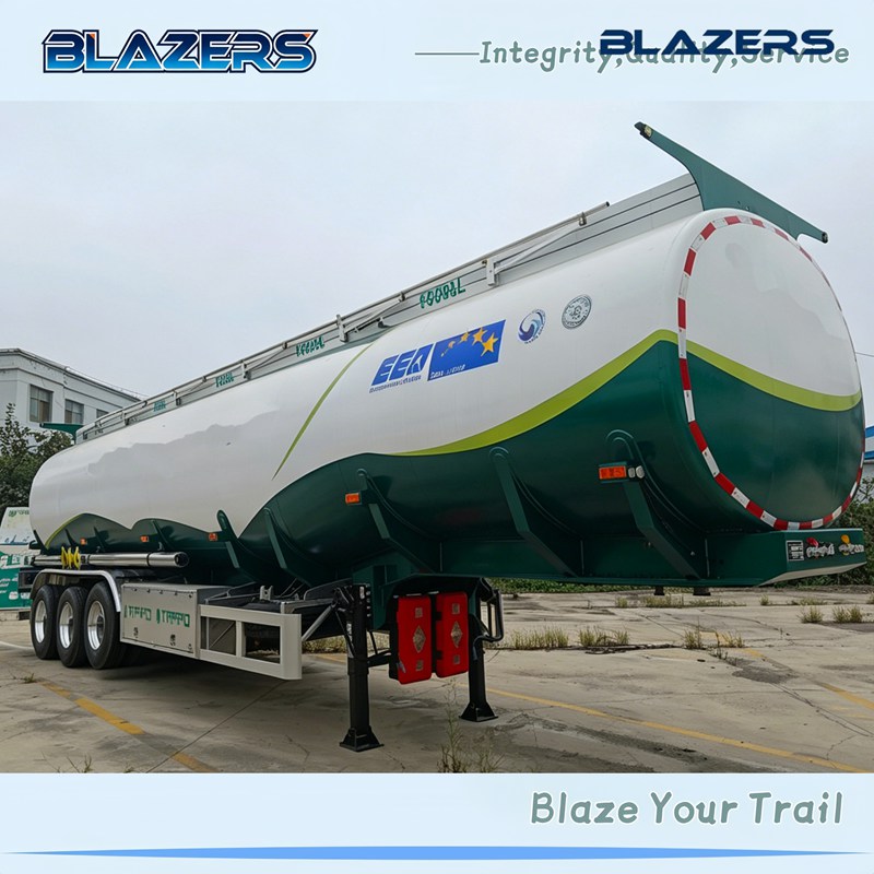 Customizable 50CBM BLAZERS 3Axle Oil Tanker Trailer for Côte d'Ivoire