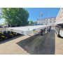 Good Price 60 Ton BLAZERS 3 Axle Container Flatbed Semi Trailer For Nigeria