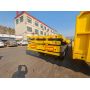 Good Price 80 Tons BLAZERS 4 Axles Container Flatbed Semi Trailer For Liberia