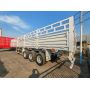 High Quality 70Ton BLAZERS 3Axle Fence Cargo Semi Trailer For Libya