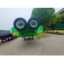 High Load Capacity 150Tons BLAZERS 8Axle Low Bed Semi Trailer For Angola