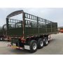Brand New 60Tons BLAZERS 3 Axles Fence Cargo Semi Trailer For Ghana