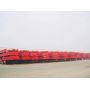 Good Quality 50 Tons BLAZERS 3 Axles Fence Cargo Semi Trailer For Liberia