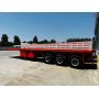 Good Quality 60Tons BLAZERS 3Axle Container Flatbed Semi Trailer For Sierra Leone