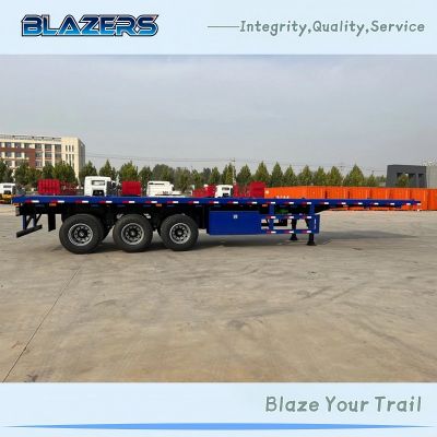 20FT flatbed trailer semi trailer,3axle,40FT flatbed trailer semi trailer,cheap flatbed semi trailer