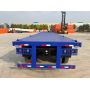 Popular 3-Axle 50-Ton Container Flatbed Semi-Trailer For Guinea