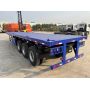 Popular 3-Axle 50-Ton Container Flatbed Semi-Trailer For Guinea