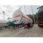 Durable 48CBM BLAZERS 3 Axles Oil Tanker Semi Trailer For Mozambique