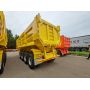 High quality 4Axle 80-Ton U-Type Tipper Semi Trailer For Bauxite Transportation In Sierra Leone