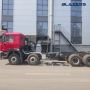 High Performance Stable 430HP SHACMAN F3000 8×4 Tipper Chassis Frame Red For Mining Steep & Slippery Roads