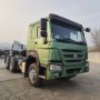 High Horsepower SINOTRUK HOWO 6X4 400HP Tractor Truck For Guinea
