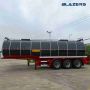 Heavy Duty 38CBM BLAZERS 3 Axle Asphalt Tank Semi Trailer with Fuwa Axle & Chaoyang Tire