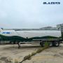 Customizable 50CBM BLAZERS 3Axle Oil Tanker Trailer for Côte d'Ivoire