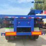 Durable 60Tons BLAZERS 3 Axle Container Flatbed Semi Trailer for Tanzania