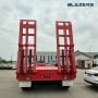 Good Price 70 Tons BLAZERS 3 Axle Low Bed Semi Trailer for Uganda