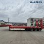 Good Price 70 Tons BLAZERS 3 Axle Low Bed Semi Trailer for Uganda